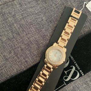 Gold diamond watch
